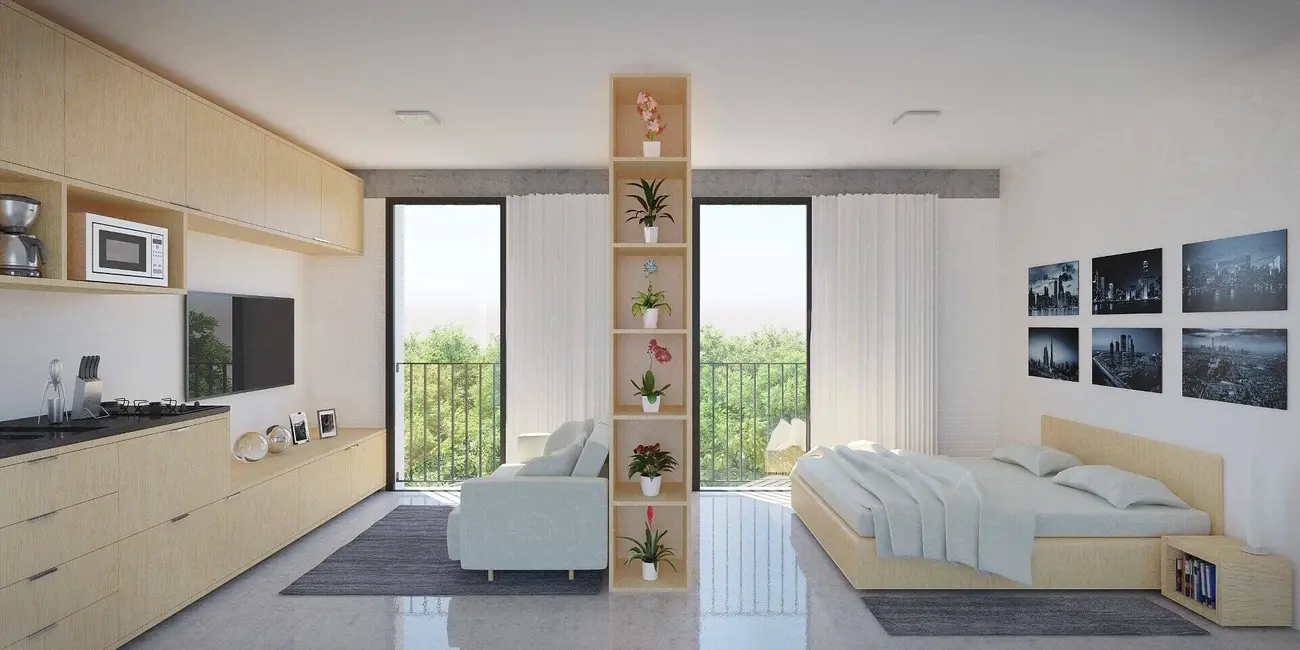 Foto 2 de Apartamento com 1 quarto à venda, 24m2 em Portão, Curitiba - PR