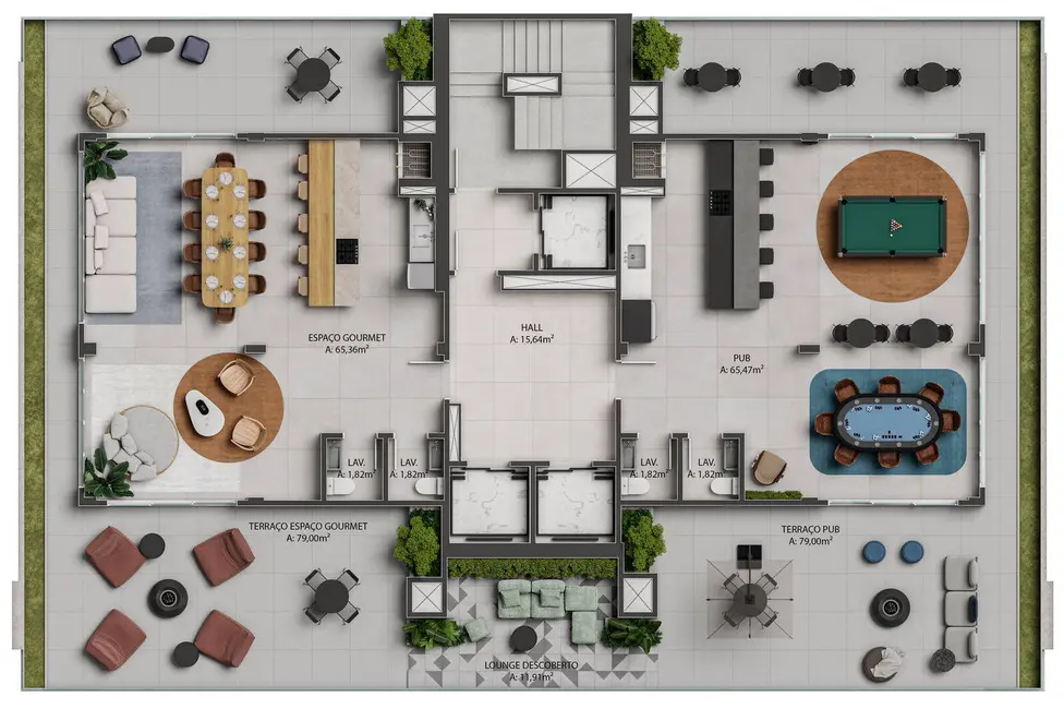 Apartamento com 2 quartos à venda, 82m2 em Itajai - SC - imagem 3 Foto 3 de Apartamento com 2 quartos à venda, 82m2 em Itajai - SC