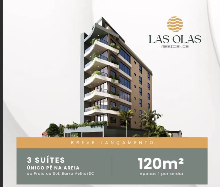 Foto 8 de Apartamento com 3 quartos à venda, 120m2 em Barra Velha - SC