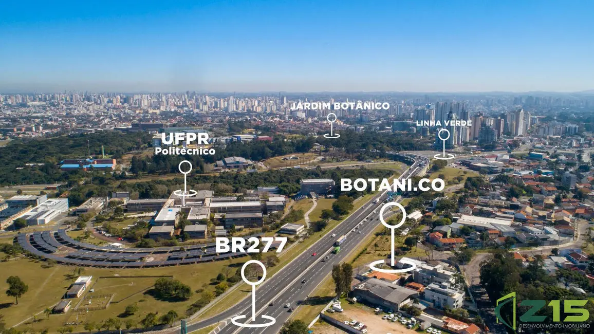 Foto 2 de Apartamento com 1 quarto à venda, 23m2 em Cajuru, Curitiba - PR