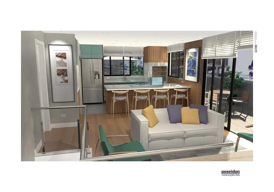 Apartamento com 3 quartos à venda, 97m2 em Juvevê, Curitiba - PR - imagem 5 Foto 5 de Apartamento com 3 quartos à venda, 97m2 em Juvevê, Curitiba - PR