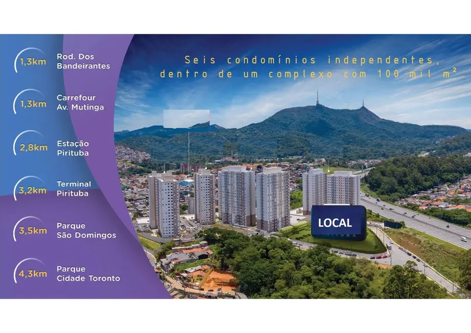 Foto 3 de Apartamento com 2 quartos à venda, 4143m2 em Vila Pirituba, São Paulo - SP