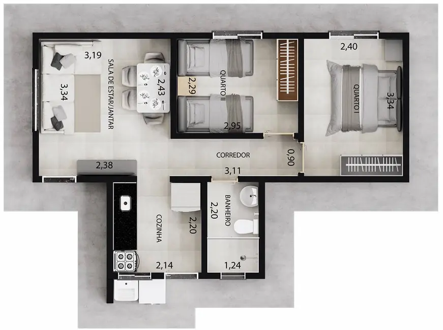 Foto 7 de Casa à venda em Vila Toscana, Dourados - MS