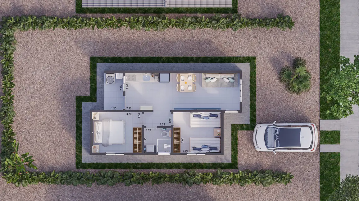 Foto 8 de Casa com 2 quartos à venda, 200m2 em Esplanada, Dourados - MS