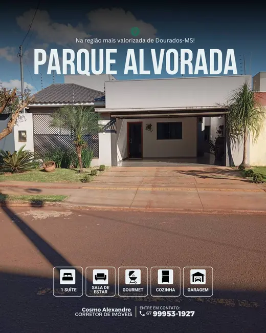 Foto 1 de Casa à venda, 140m2 em Parque Alvorada, Dourados - MS