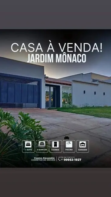 Foto 1 de Casa à venda em Jardim Mônaco, Dourados - MS
