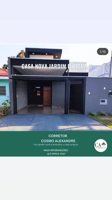 Foto 1 de Casa à venda em Jardim Flórida, Dourados - MS