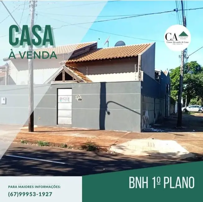 Foto 1 de Casa com 3 quartos à venda, 220m2 em BNH I Plano, Dourados - MS