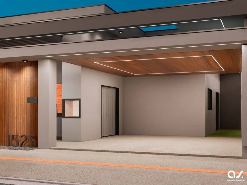 Foto 2 de Casa com 3 quartos à venda, 163m2 em Jardim Cristhais, Dourados - MS