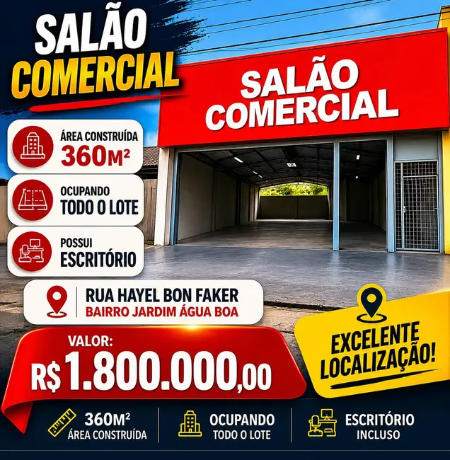 Foto 1 de Sala Comercial à venda em Jardim Água Boa, Dourados - MS
