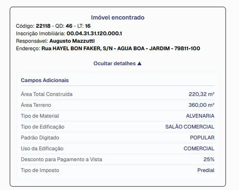 Sala Comercial à venda, 720m2 em Jardim Água Boa, Dourados - MS - imagem 4 Foto 4 de Sala Comercial à venda, 720m2 em Jardim Água Boa, Dourados - MS