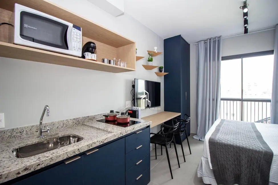 Foto 1 de Kitnet com 1 quarto para alugar, 22m2 em Jardim das Acácias, São Paulo - SP