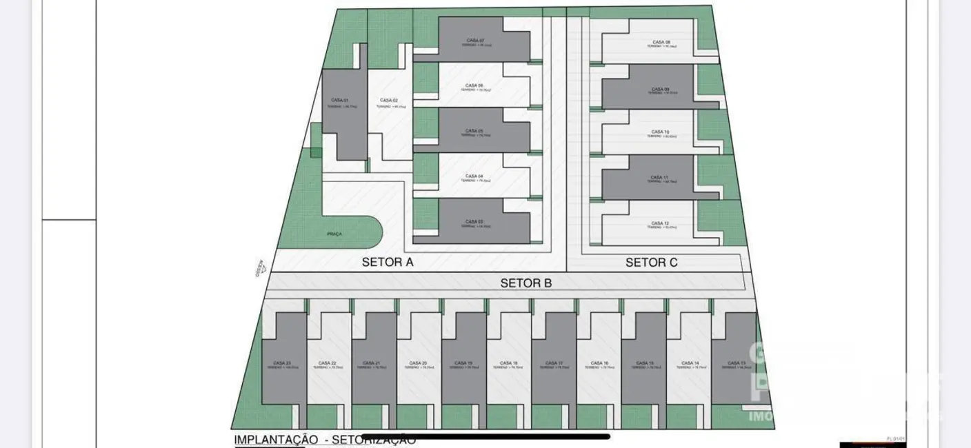 Foto 8 de Casa de Condomínio com 3 quartos à venda, 102m2 em Cidade Jardim, Campo Grande - MS