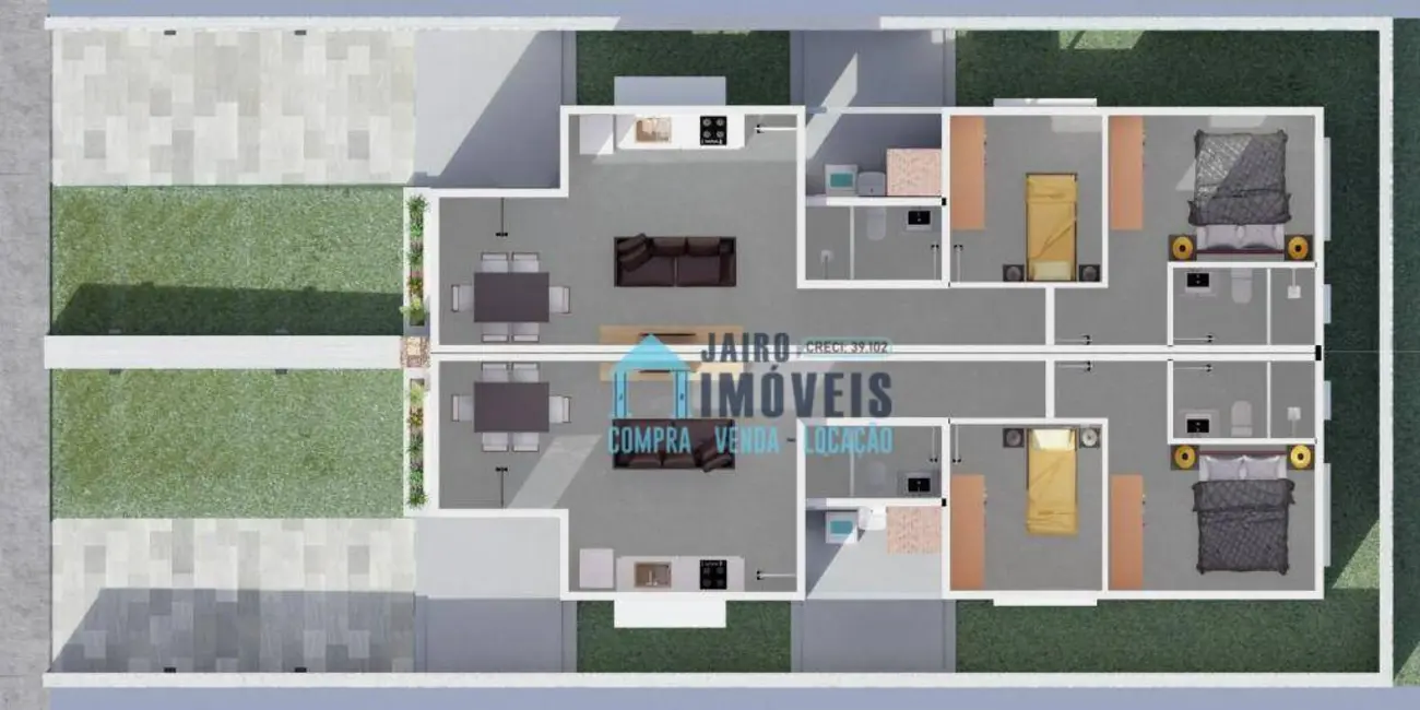 Foto 12 de Casa com 2 quartos à venda, 82m2 em Tramandai - RS