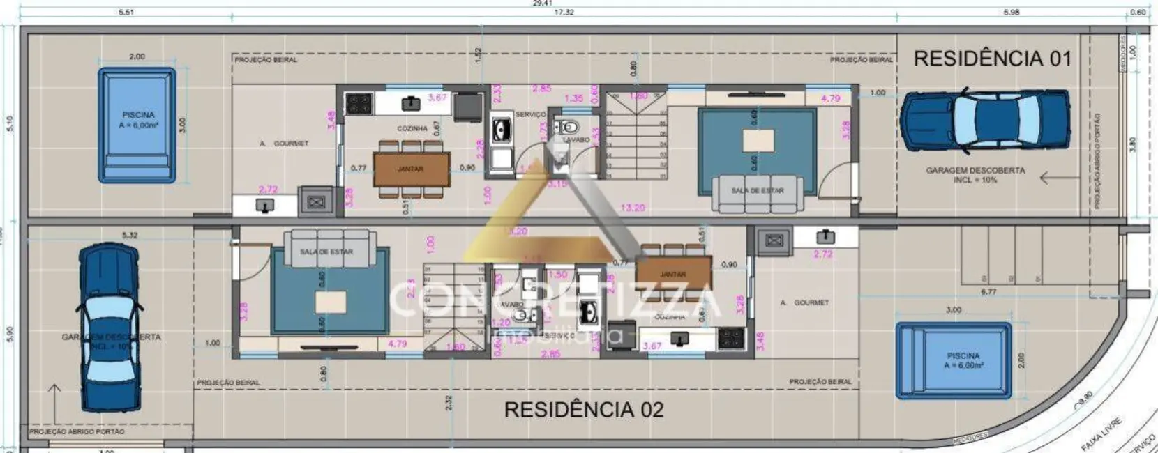 Foto 4 de Casa com 3 quartos à venda, 113m2 em Caraguatatuba - SP