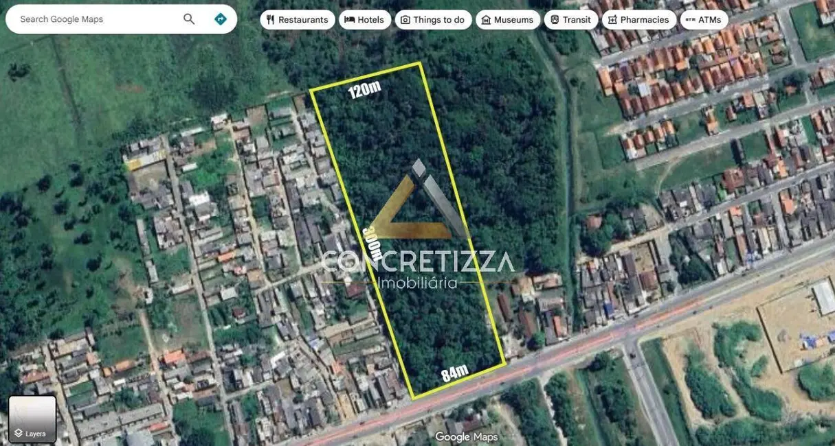 Foto 1 de Terreno / Lote à venda, 30200m2 em Pegorelli, Caraguatatuba - SP