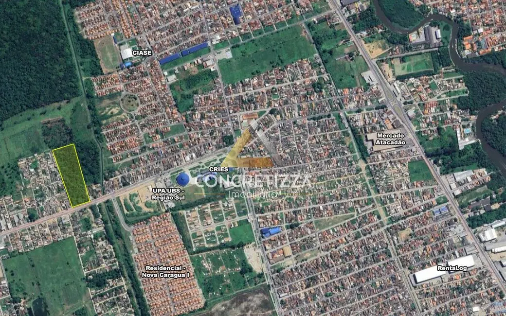 Foto 3 de Terreno / Lote à venda, 30200m2 em Pegorelli, Caraguatatuba - SP