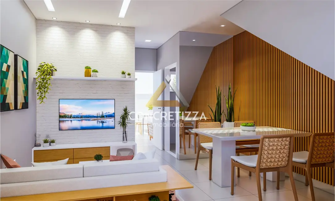 Foto 2 de Casa de Condomínio com 2 quartos à venda e para alugar, 68m2 em Jaraguazinho, Caraguatatuba - SP