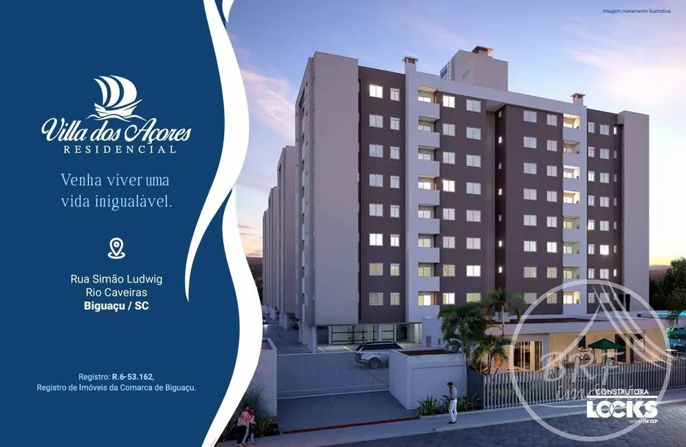 Apartamento com 2 quartos à venda, 71m2 em Rio Caveiras, Biguacu - SC - imagem 3 Foto 3 de Apartamento com 2 quartos à venda, 71m2 em Rio Caveiras, Biguacu - SC