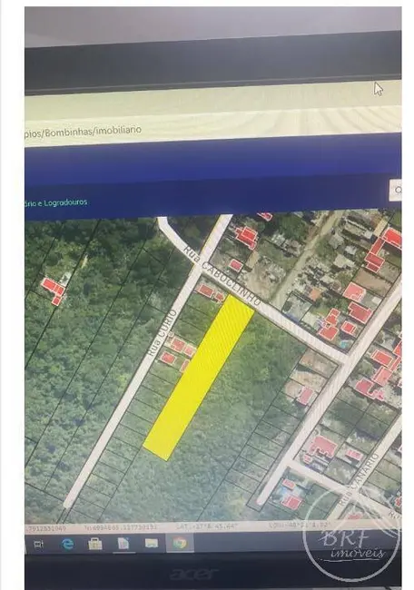 Terreno / Lote à venda, 3750m2 em Bombinhas - SC - imagem 1 Foto 1 de Terreno / Lote à venda, 3750m2 em Bombinhas - SC