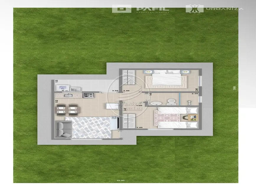 Casa com 2 quartos à venda, 46m2 em Loteamento Isabel do Nascimento, Uberaba - MG - imagem 8 Foto 8 de Casa com 2 quartos à venda, 46m2 em Loteamento Isabel do Nascimento, Uberaba - MG