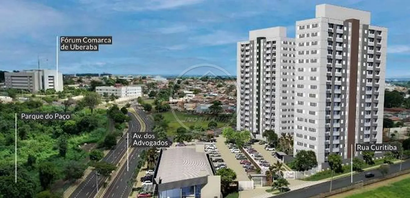 Foto 2 de Apartamento com 2 quartos à venda, 56m2 em Santa Marta, Uberaba - MG