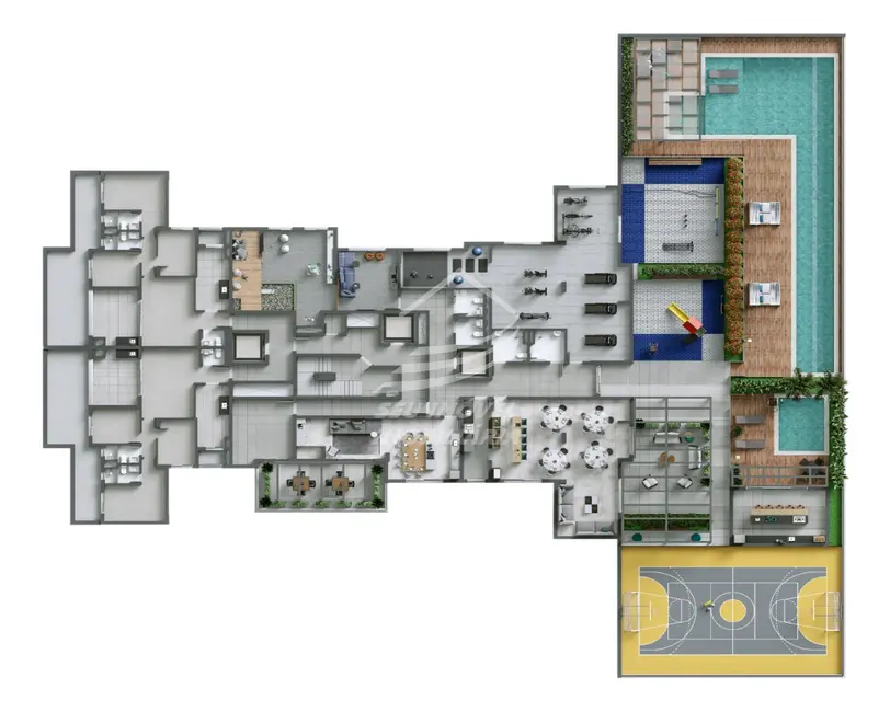 Foto 4 de Apartamento com 3 quartos à venda, 101m2 em Jardim do Lago, Uberaba - MG