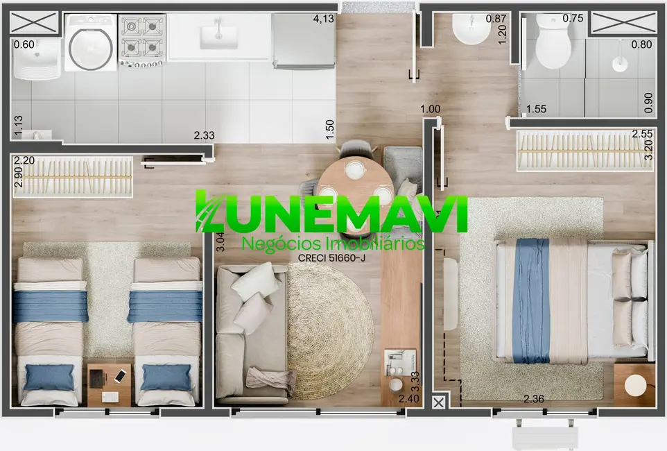 Apartamento com 2 quartos à venda em Várzea da Barra Funda, São Paulo - SP - imagem 5 Foto 5 de Apartamento com 2 quartos à venda em Várzea da Barra Funda, São Paulo - SP
