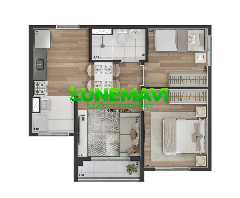 Foto 7 de Apartamento com 2 quartos à venda em Jardim Egle, São Paulo - SP
