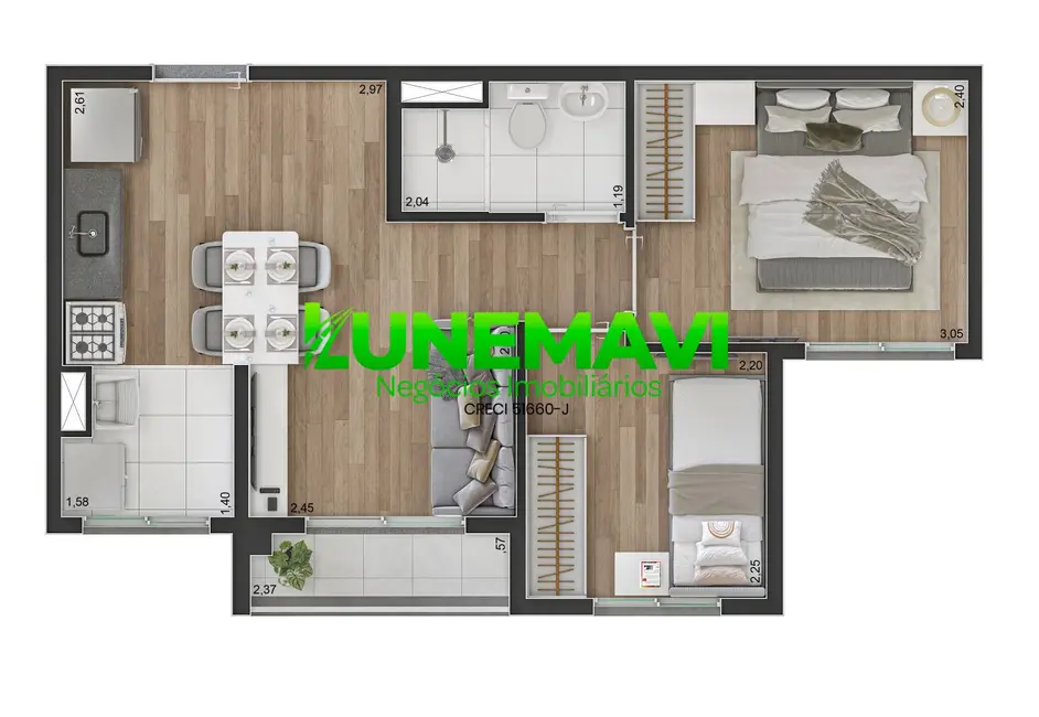 Foto 8 de Apartamento com 2 quartos à venda em Jardim Egle, São Paulo - SP