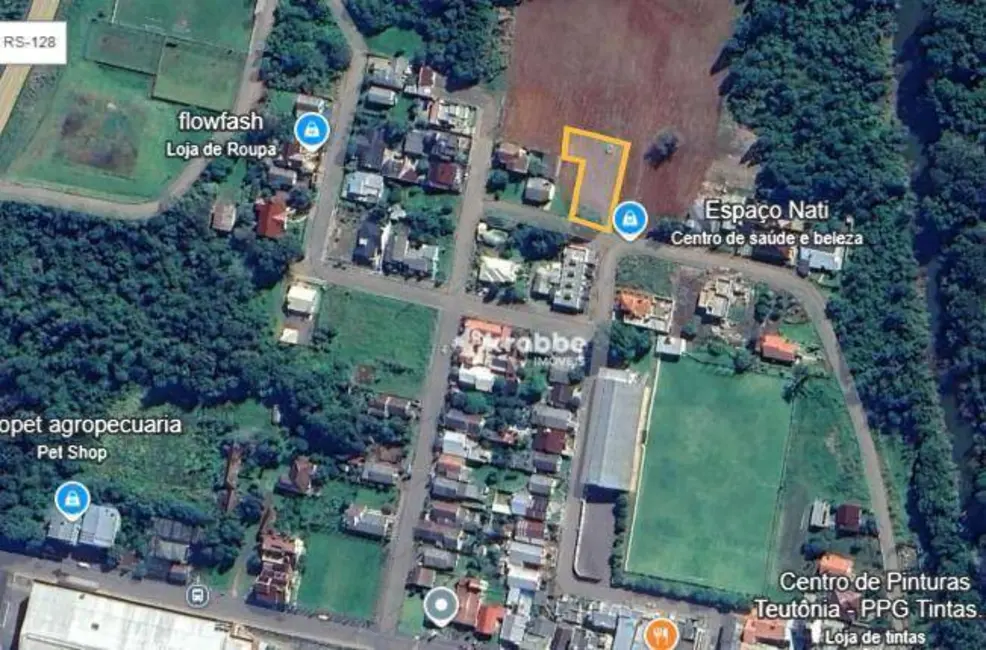 Foto 3 de Terreno / Lote à venda, 707m2 em Languiru, Teutonia - RS