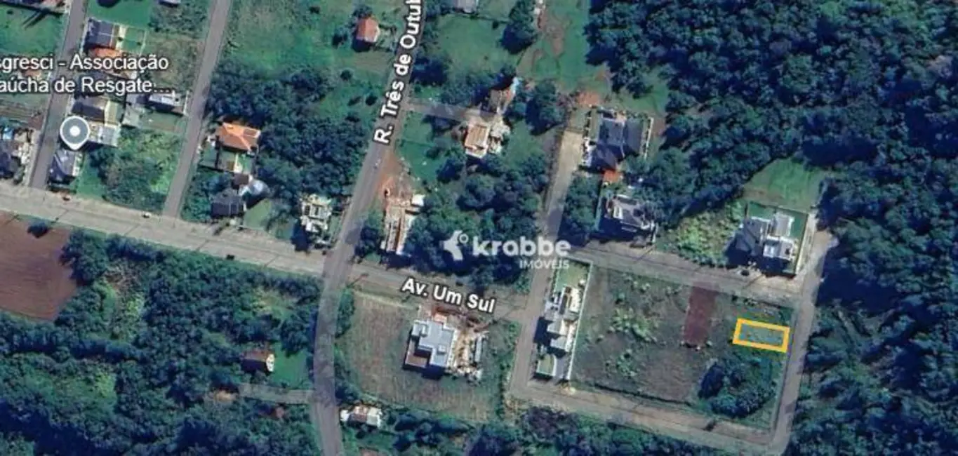 Foto 2 de Terreno / Lote à venda, 331m2 em Teutonia - RS