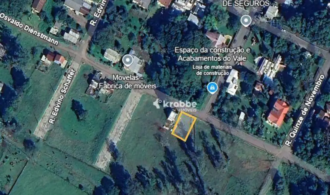 Foto 2 de Terreno / Lote à venda, 406m2 em Teutonia - RS