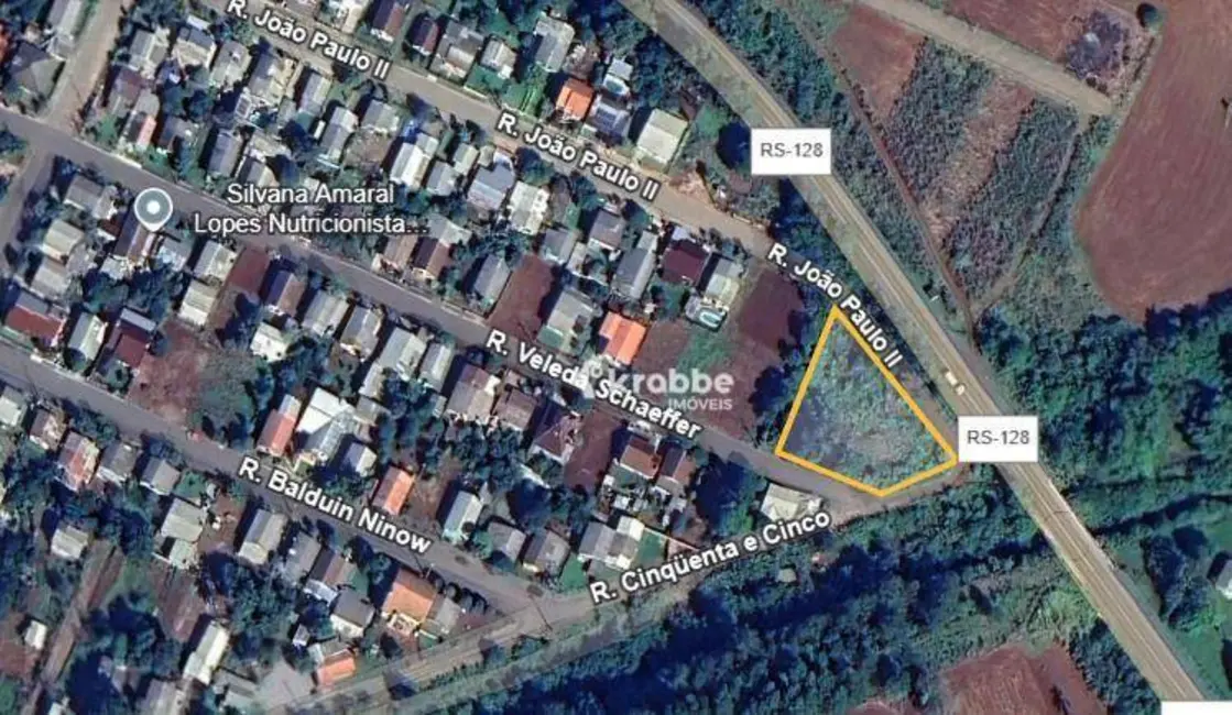 Foto 2 de Terreno / Lote à venda, 1386m2 em Teutonia - RS