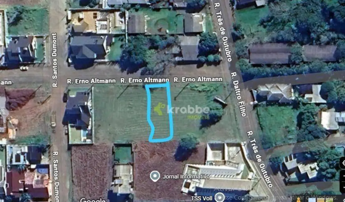 Foto 4 de Terreno / Lote à venda, 429m2 em Teutonia - RS