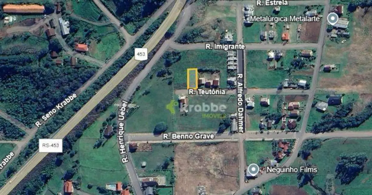 Foto 2 de Terreno / Lote à venda, 360m2 em Westfalia - RS