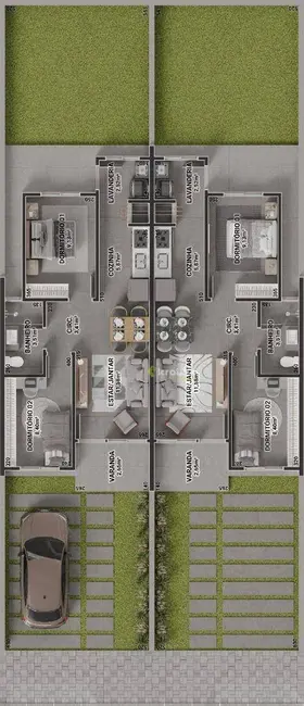 Casa com 2 quartos à venda, 129m2 em Estrela - RS - imagem 6 Foto 6 de Casa com 2 quartos à venda, 129m2 em Estrela - RS