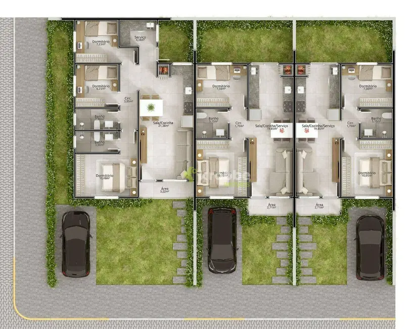 Foto 2 de Casa com 2 quartos à venda, 80m2 em Estrela - RS