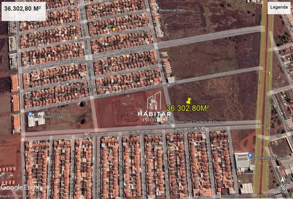 Foto 2 de Terreno / Lote à venda, 36302m2 em Jardim Liberdade, Itumbiara - GO