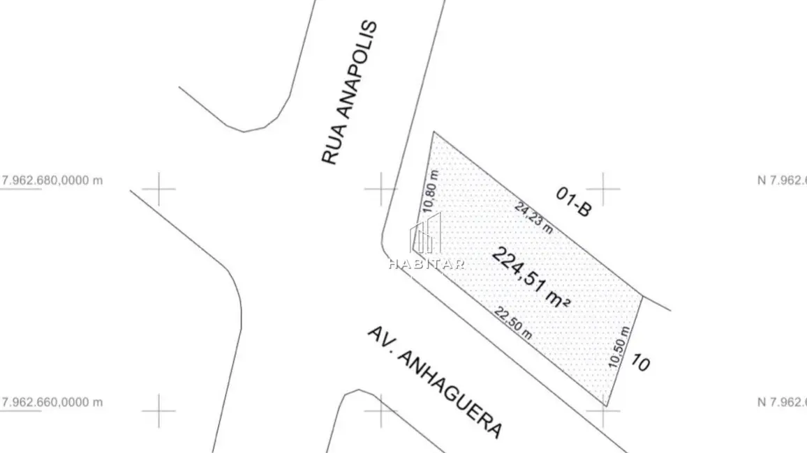 Foto 2 de Terreno / Lote à venda, 224m2 em Setor Anhanguera, Itumbiara - GO