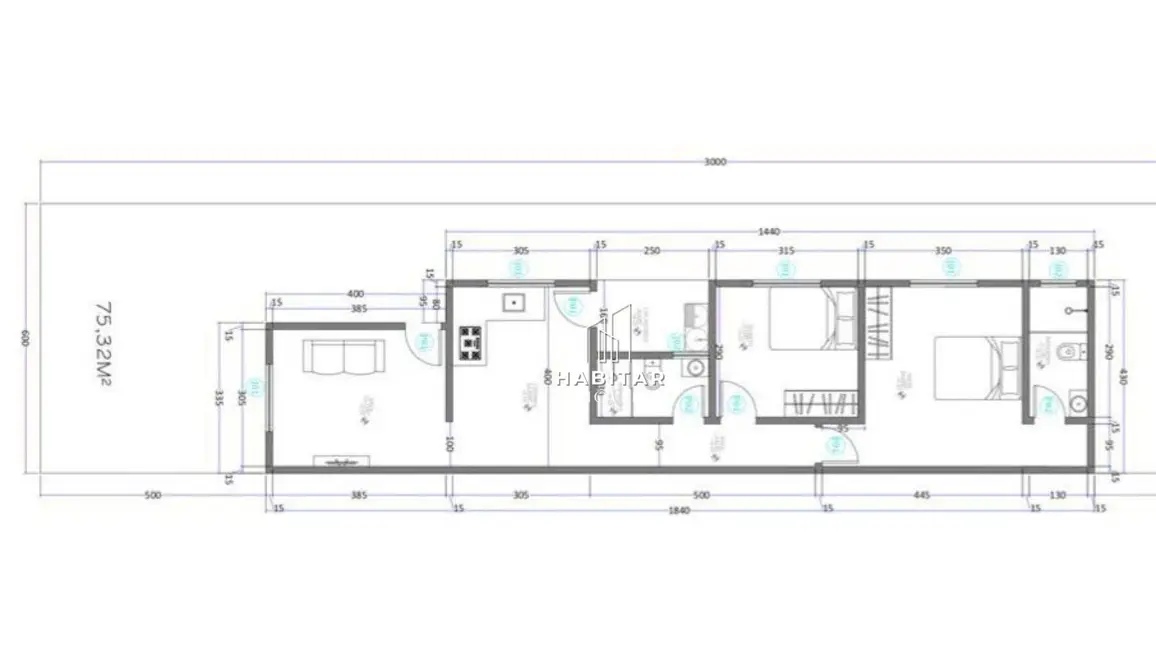Foto 2 de Casa com 2 quartos à venda, 180m2 em Itumbiara - GO