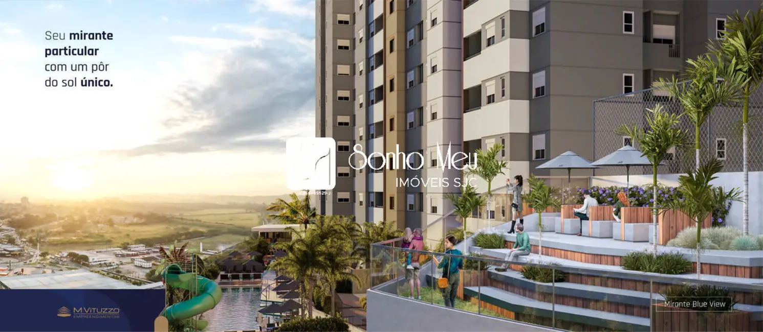 Foto 1 de Apartamento com 2 quartos à venda, 56m2 em Sao Jose Dos Campos - SP