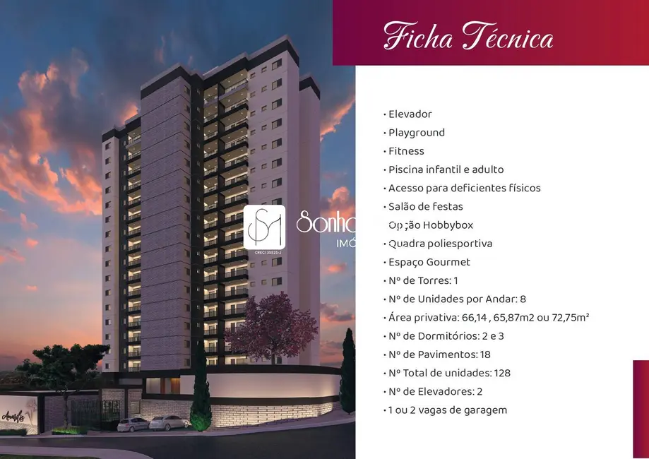 Apartamento com 2 quartos à venda, 66m2 em Sao Jose Dos Campos - SP - imagem 6 Foto 6 de Apartamento com 2 quartos à venda, 66m2 em Sao Jose Dos Campos - SP