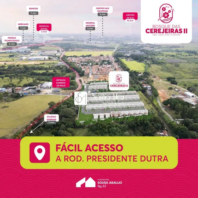 Foto 9 de Casa com 2 quartos à venda, 63m2 em Sao Jose Dos Campos - SP