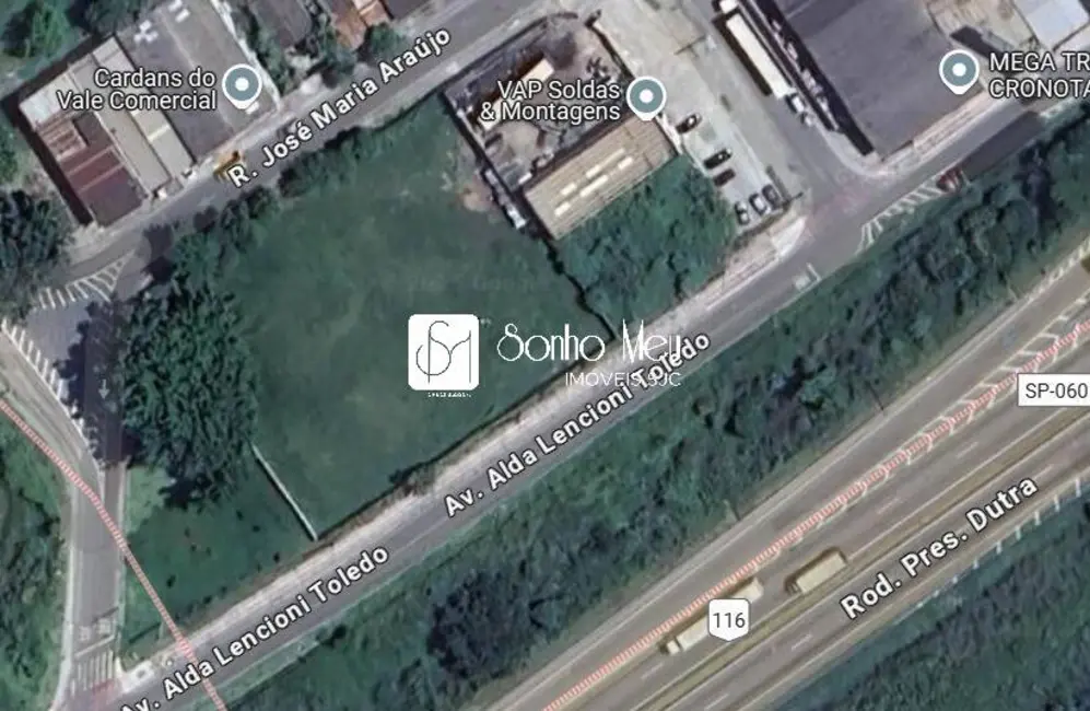 Foto 1 de Terreno / Lote à venda, 3000m2 em Parque Meia Lua, Jacarei - SP