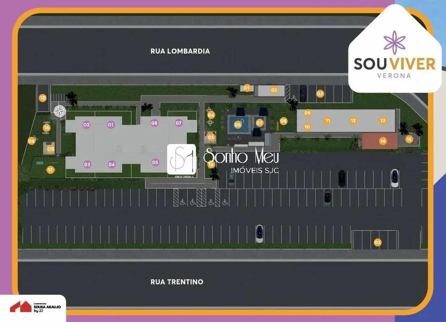 Foto 3 de Apartamento com 2 quartos à venda, 69m2 em Sao Jose Dos Campos - SP