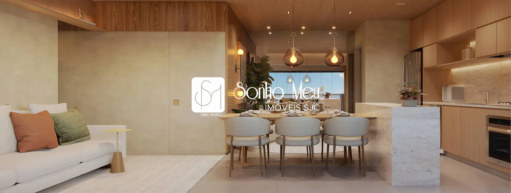 Apartamento com 3 quartos à venda, 77m2 em Sao Jose Dos Campos - SP - imagem 4 Foto 4 de Apartamento com 3 quartos à venda, 77m2 em Sao Jose Dos Campos - SP