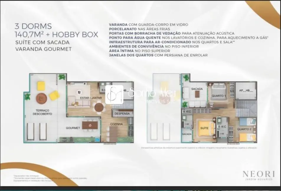 Foto 1 de Cobertura com 3 quartos à venda, 140m2 em Sao Jose Dos Campos - SP