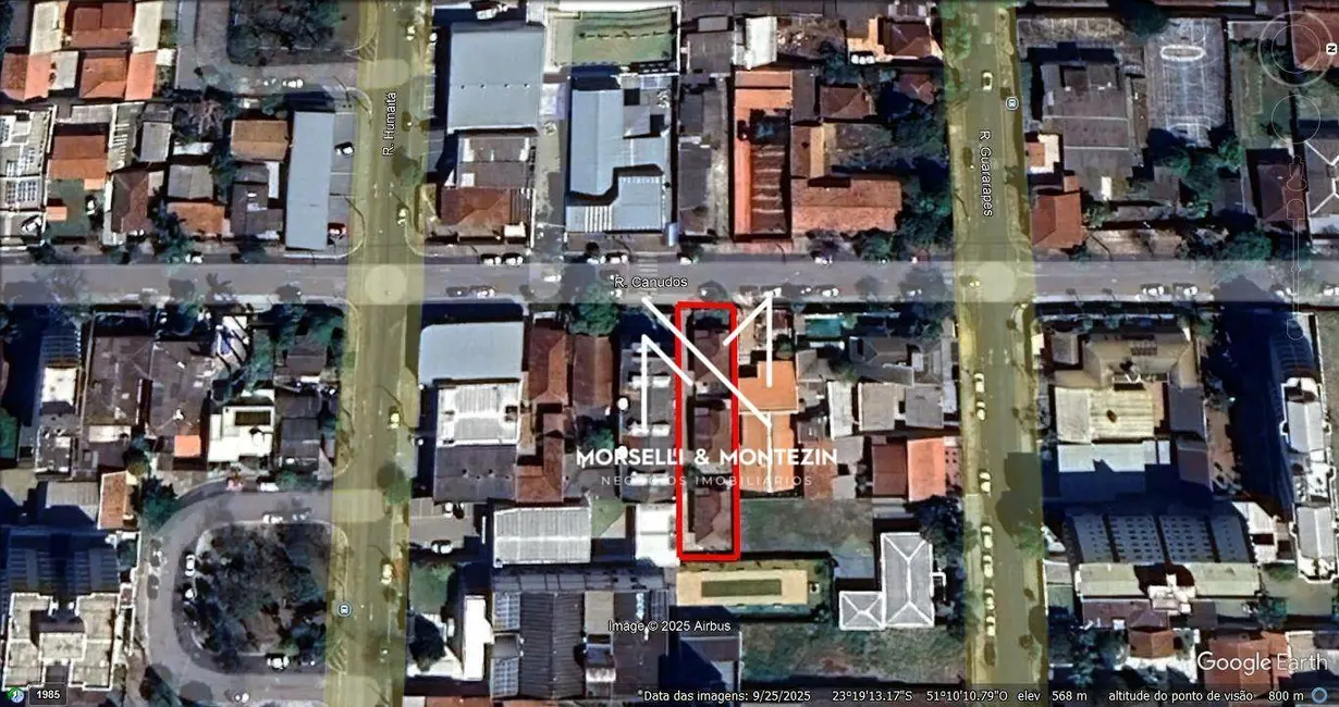 Foto 1 de Terreno / Lote à venda, 612m2 em Jardim Higienópolis, Londrina - PR