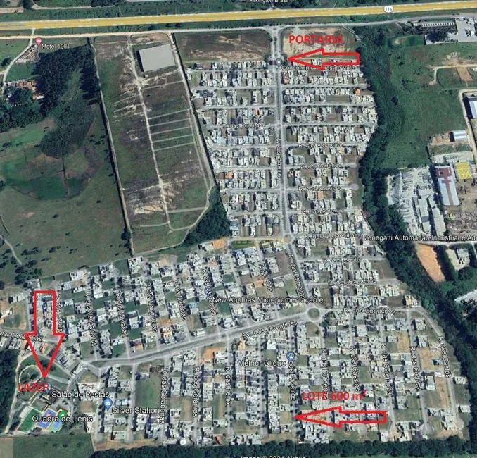 Foto 3 de Terreno / Lote à venda, 600m2 em Cacapava - SP